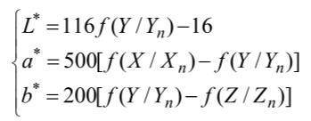 L, a, b expressions