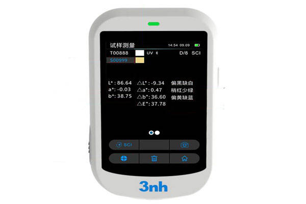 Colorimeter chromaticity value